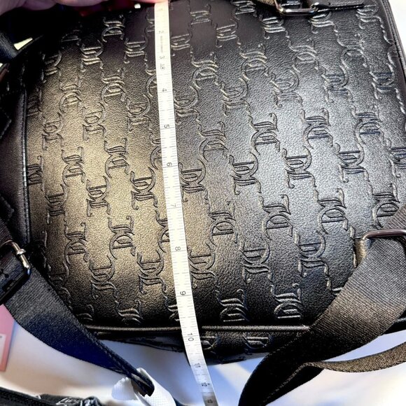 JUICY COUTURE ALL ABOUT THAT BLING SATCHEL CROSSBODY BACKPACK & POUCH LICORICE - Picture 10 of 10